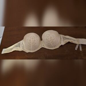 Victoria's Secret Dream Angels Multi-way Bra - Cream Lace